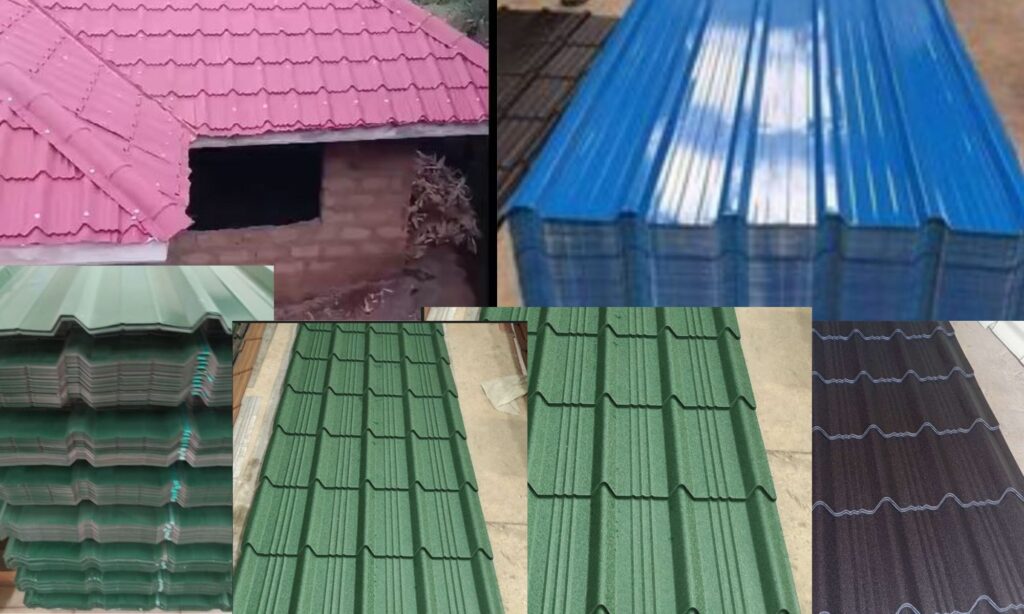 various colored roofing sheets